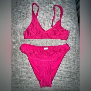 Pink target swimsuit